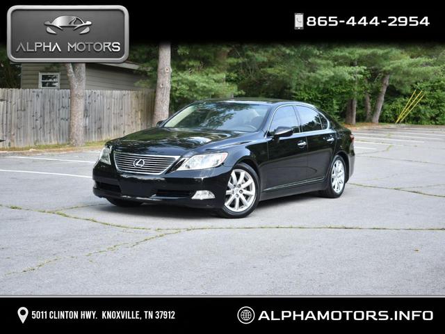 Black 2008 Lexus LS Sedan Rear-Wheel Drive Automatic