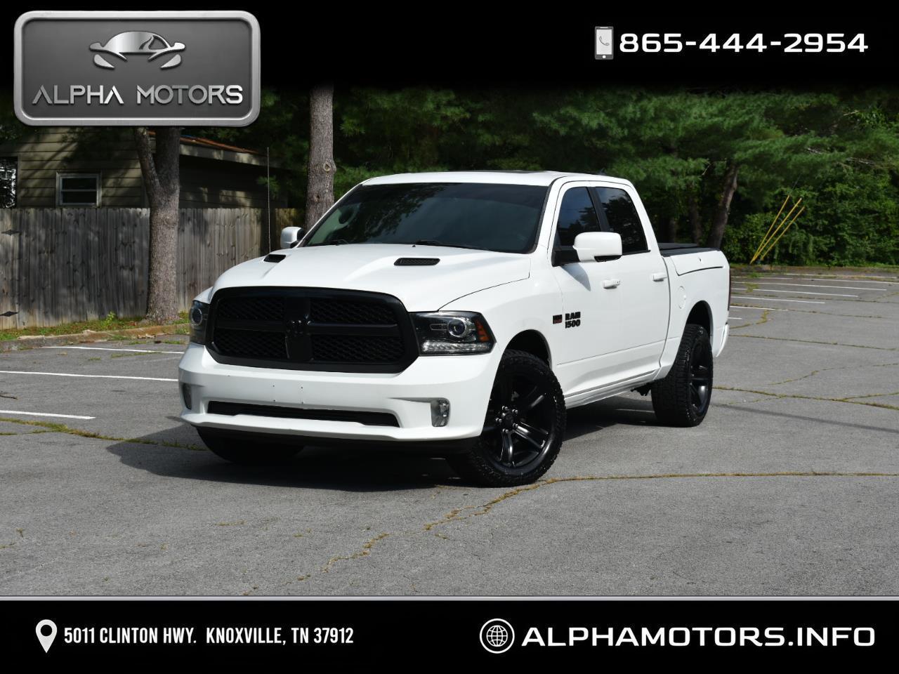 White 2017 RAM 1500 Pickup Truck Four-Wheel Drive Automatic