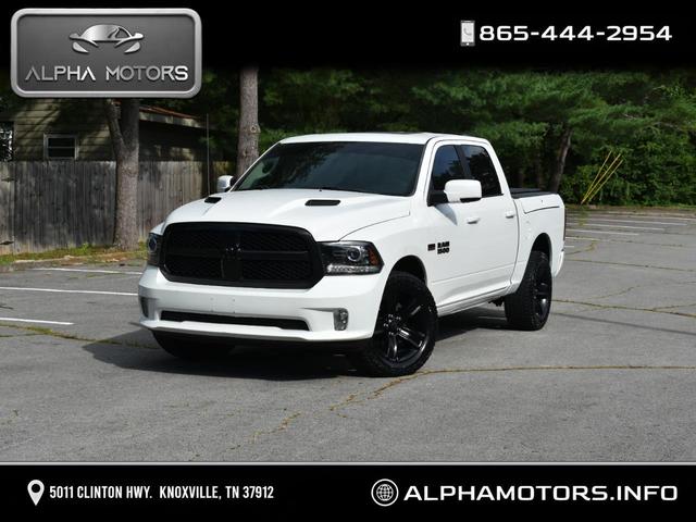 White 2017 RAM 1500 Pickup Truck Four-Wheel Drive Automatic