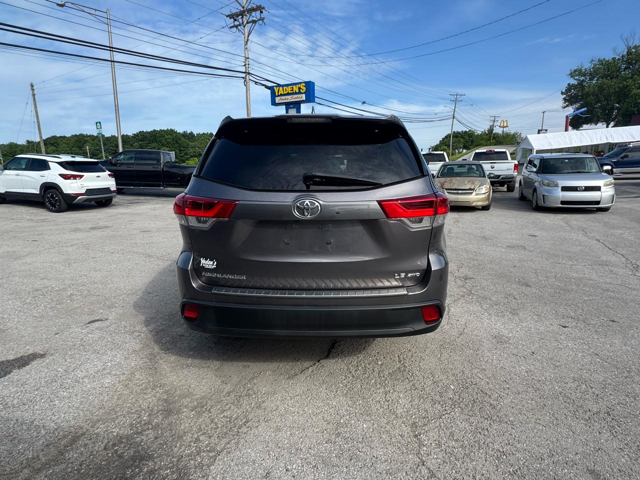 Toyota Highlander AWD 4dr V6 LE Plus (Natl) 2019