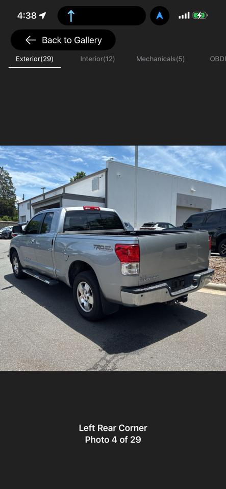 Toyota Tundra 2WD Truck Dbl 5.7L V8 6-Spd AT LTD (Natl) 2010