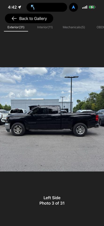 Chevrolet Silverado 1500 4WD Double Cab 143.5" LT w/1LT 2017