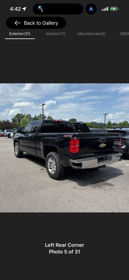 Chevrolet Silverado 1500 4WD Double Cab 143.5" LT w/1LT 2017