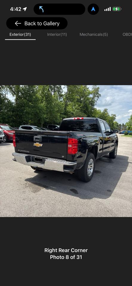 Chevrolet Silverado 1500 4WD Double Cab 143.5" LT w/1LT 2017