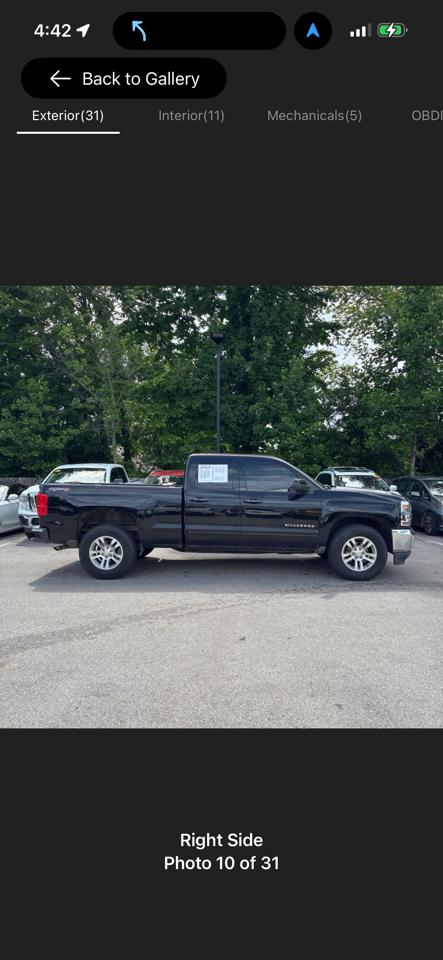 Chevrolet Silverado 1500 4WD Double Cab 143.5" LT w/1LT 2017
