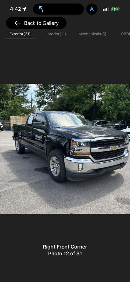 Chevrolet Silverado 1500 4WD Double Cab 143.5" LT w/1LT 2017
