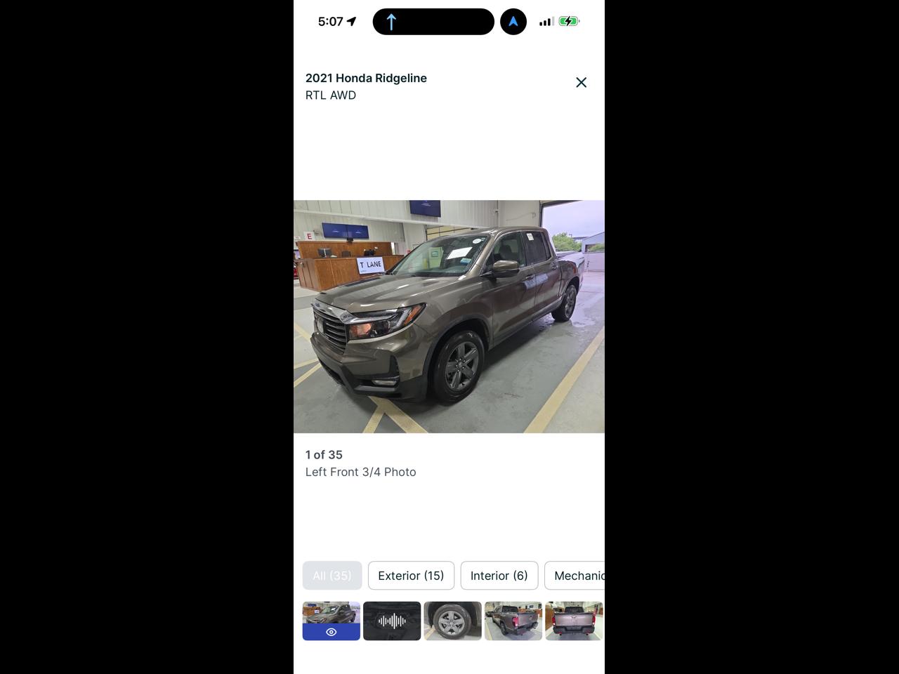 Honda Ridgeline RTL AWD 2021