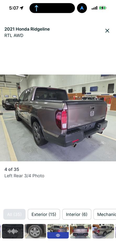 Honda Ridgeline RTL AWD 2021