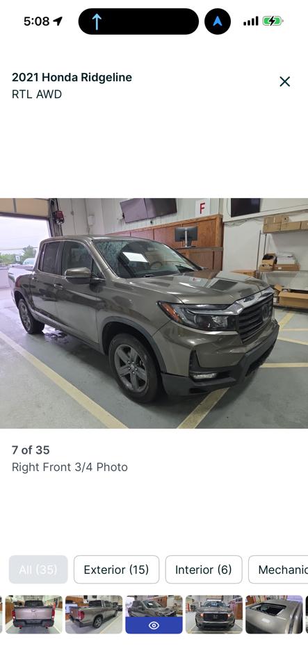 Honda Ridgeline RTL AWD 2021