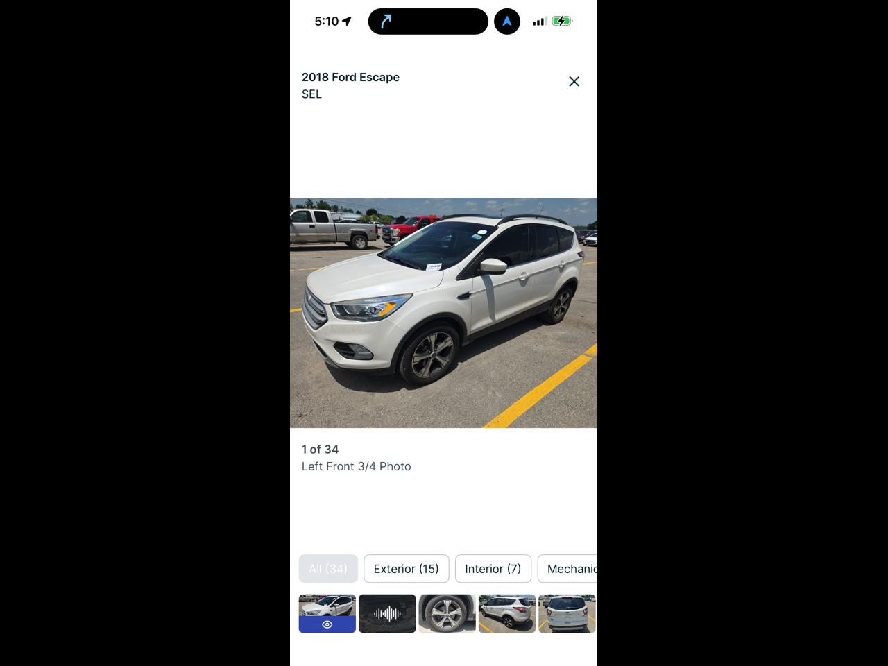Ford Escape SEL 4WD 2018