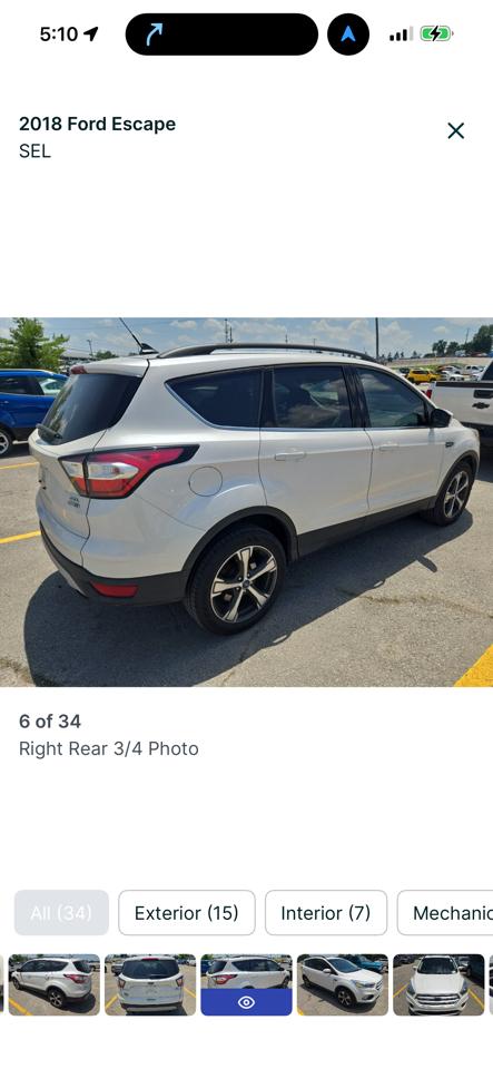 Ford Escape SEL 4WD 2018