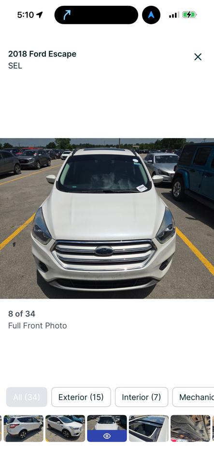 Ford Escape SEL 4WD 2018