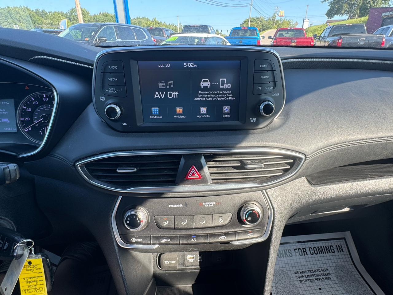 Hyundai Santa Fe SE 2.4L Auto AWD 2019