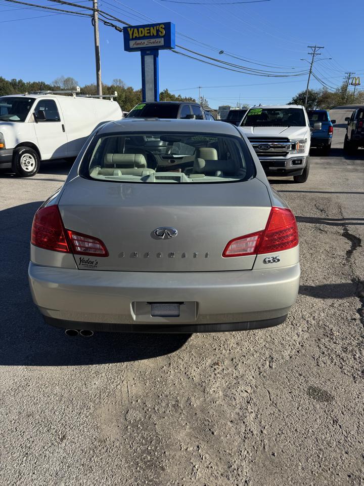 Infiniti G35 Sedan 4dr Sdn Auto w/Leather 2004