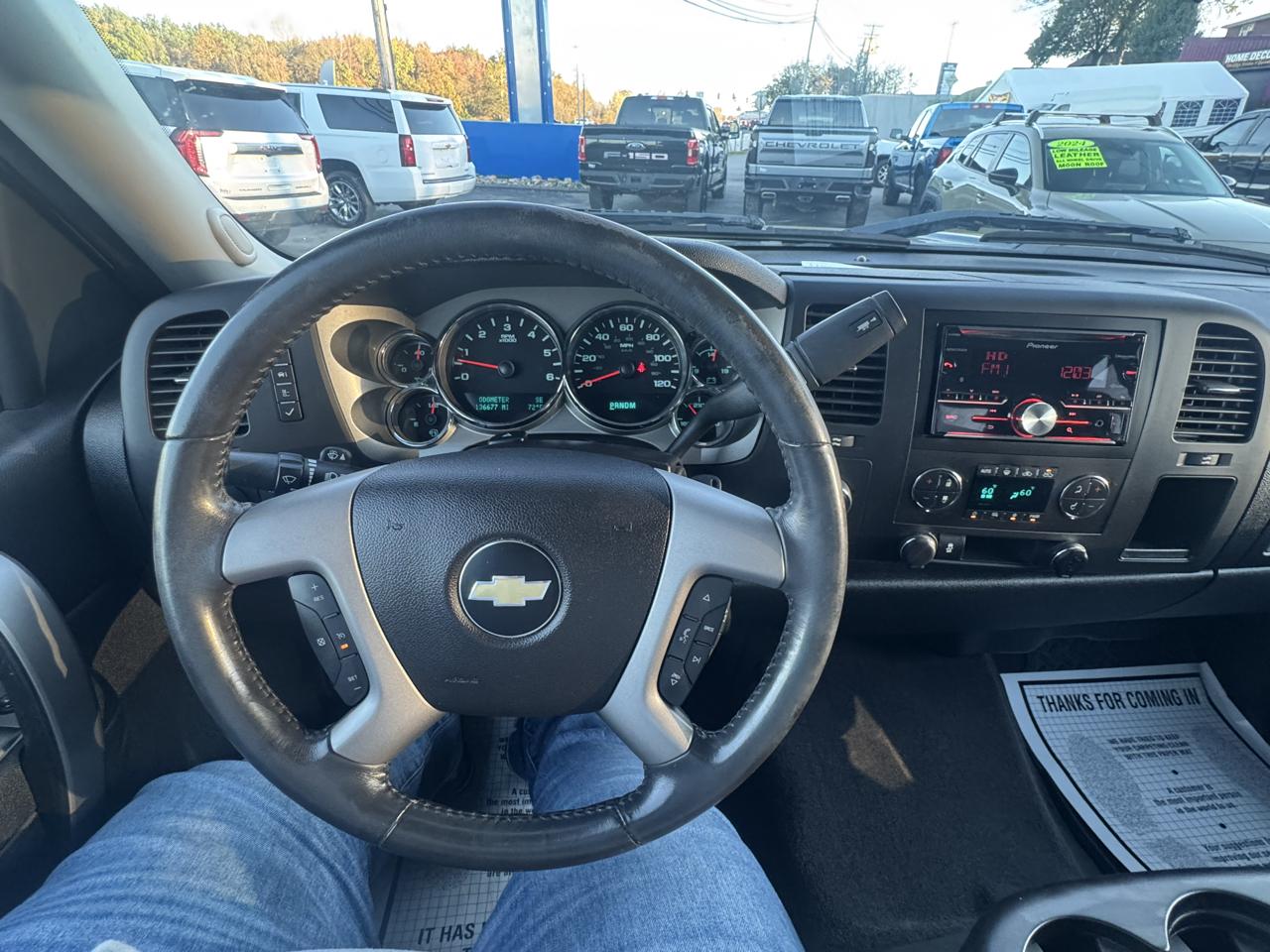 Chevrolet Silverado 1500 4WD Ext Cab 143.5" LT 2013