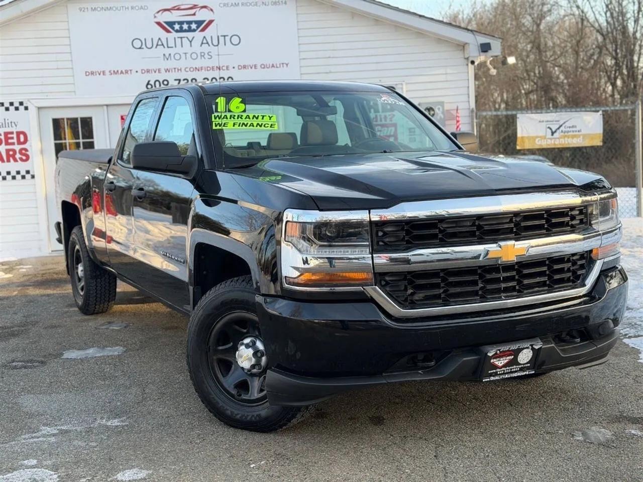2016 Chevrolet Silverado 1500 Work Truck Double Cab 4WD