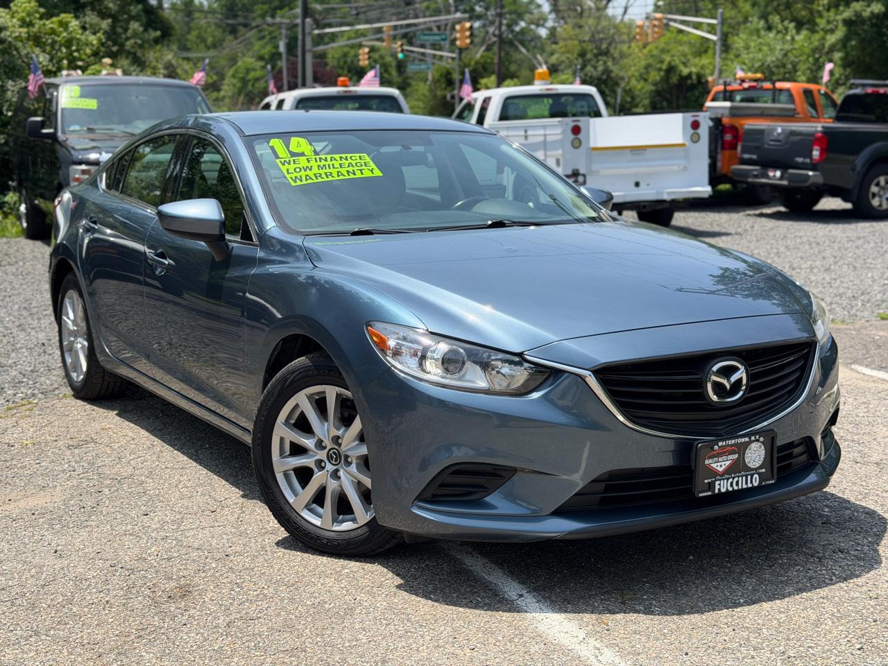 Blue 2014 Mazda MAZDA6 Sedan Front-Wheel Drive 