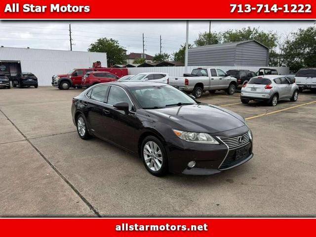 Black 2013 Lexus ES Hybrid Sedan Front-Wheel Drive Continuously Variable Transmission