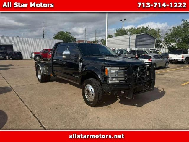Black 2017 Ford F-450 Super Duty Pickup Truck Four-Wheel Drive Automatic