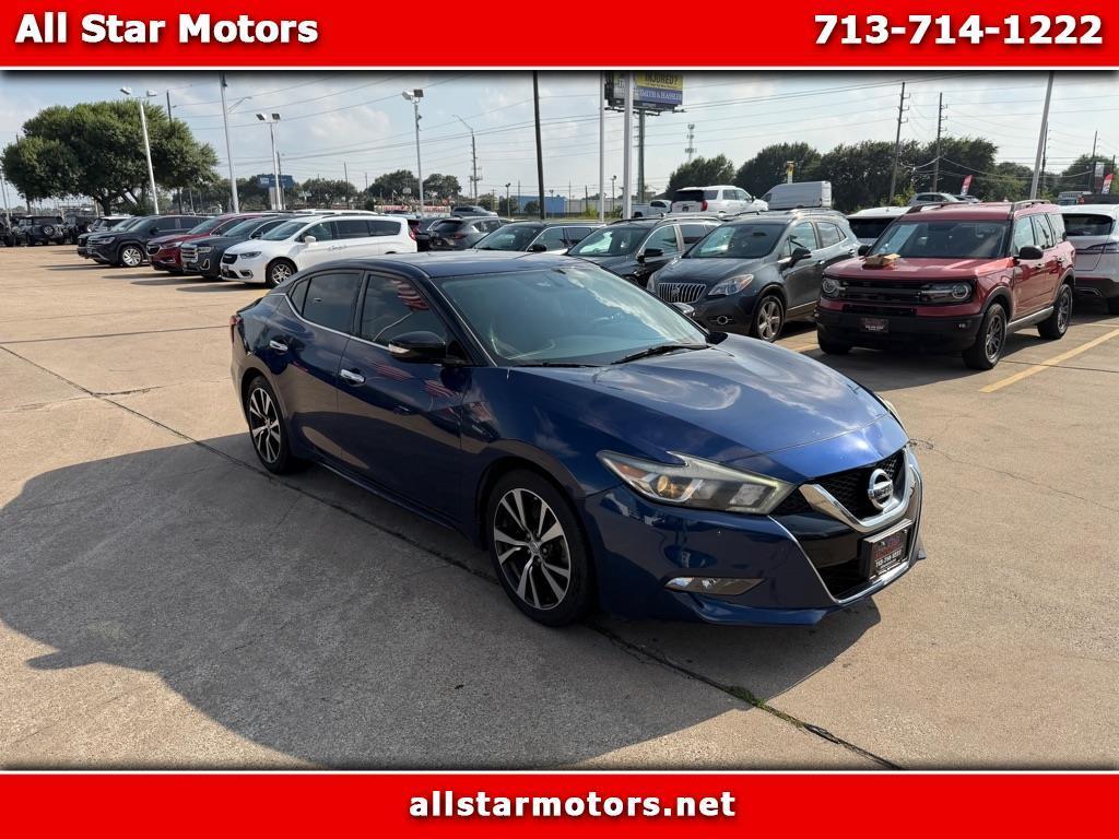 Blue 2018 Nissan Maxima Sedan Front-Wheel Drive Continuously Variable Transmission
