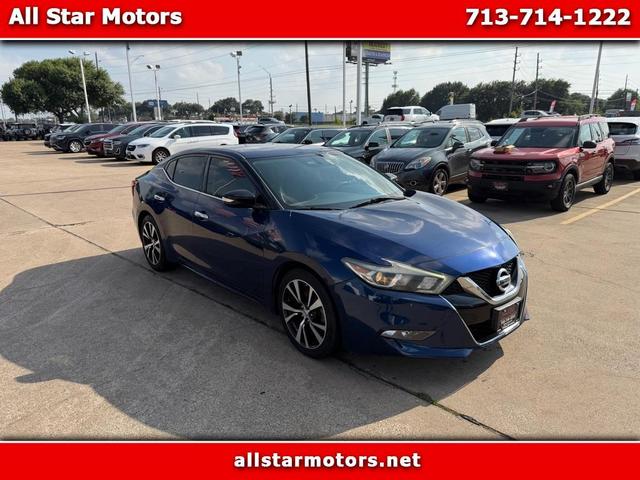 Blue 2018 Nissan Maxima Sedan Front-Wheel Drive Continuously Variable Transmission