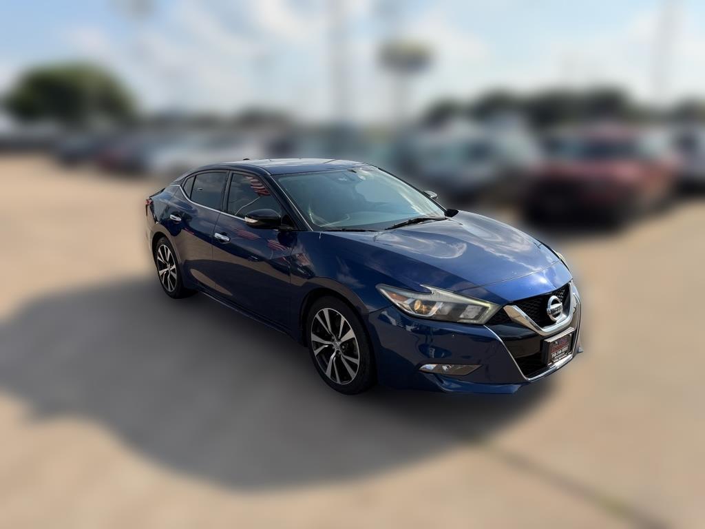 Blue 2018 Nissan Maxima Sedan Front-Wheel Drive Continuously Variable Transmission
