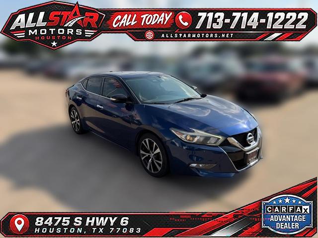 Blue 2018 Nissan Maxima Sedan Front-Wheel Drive Continuously Variable Transmission