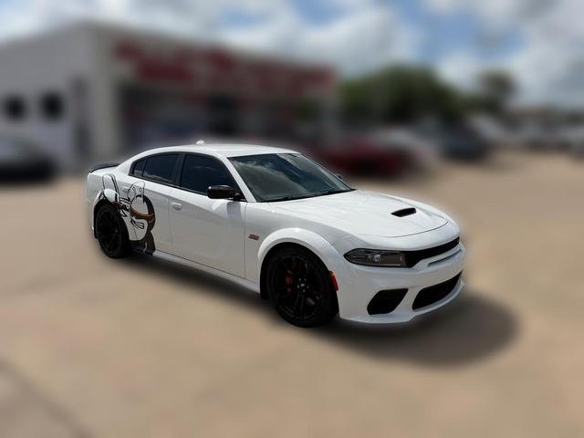 White 2023 Dodge Charger Sedan Rear-Wheel Drive Automatic
