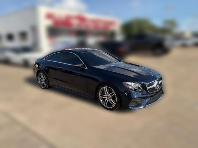 Blue 2018 Mercedes-Benz E-Class Coupe Rear-Wheel Drive Automatic