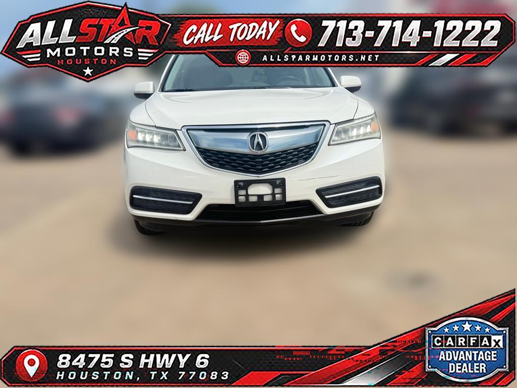 White 2016 Acura MDX SUV / Crossover Front-Wheel Drive Automatic