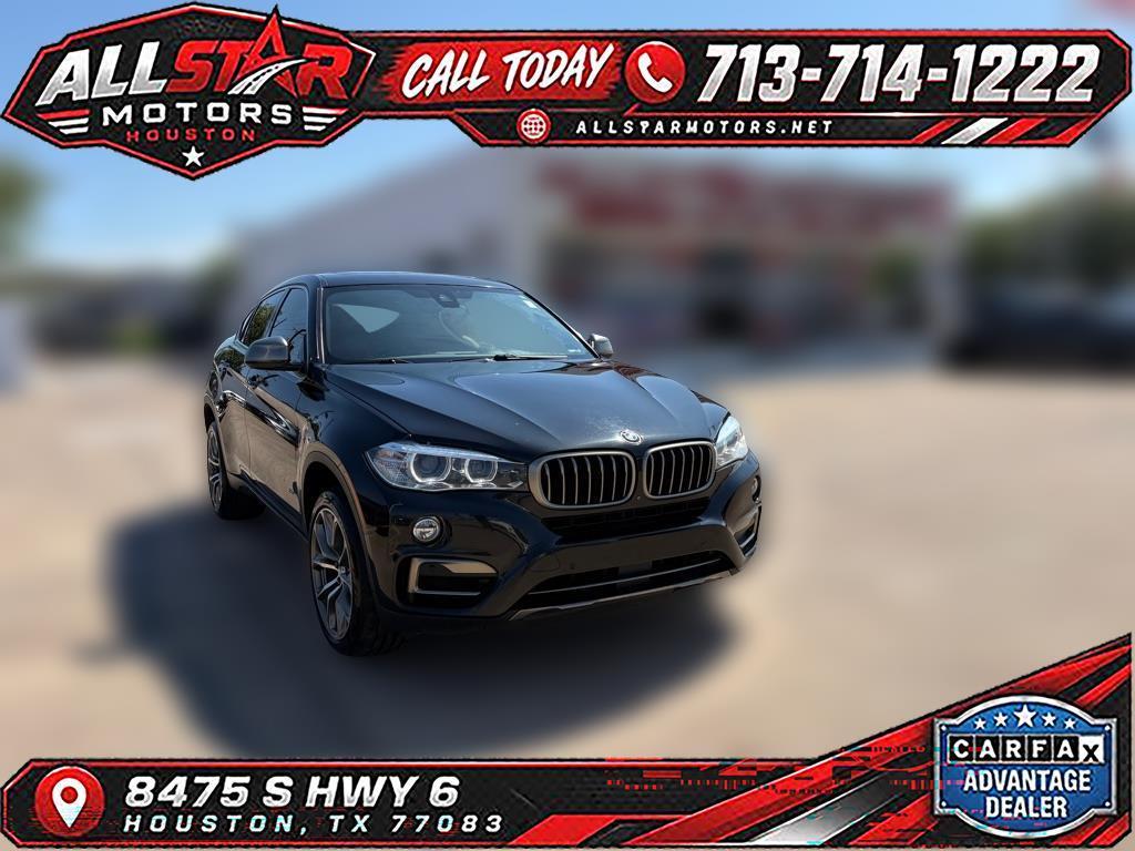 Black 2017 BMW X6 SUV / Crossover All-Wheel Drive Automatic