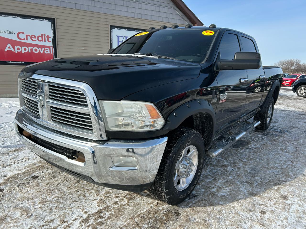 Black 2012 RAM 2500 Pickup Truck Four-Wheel Drive Automatic