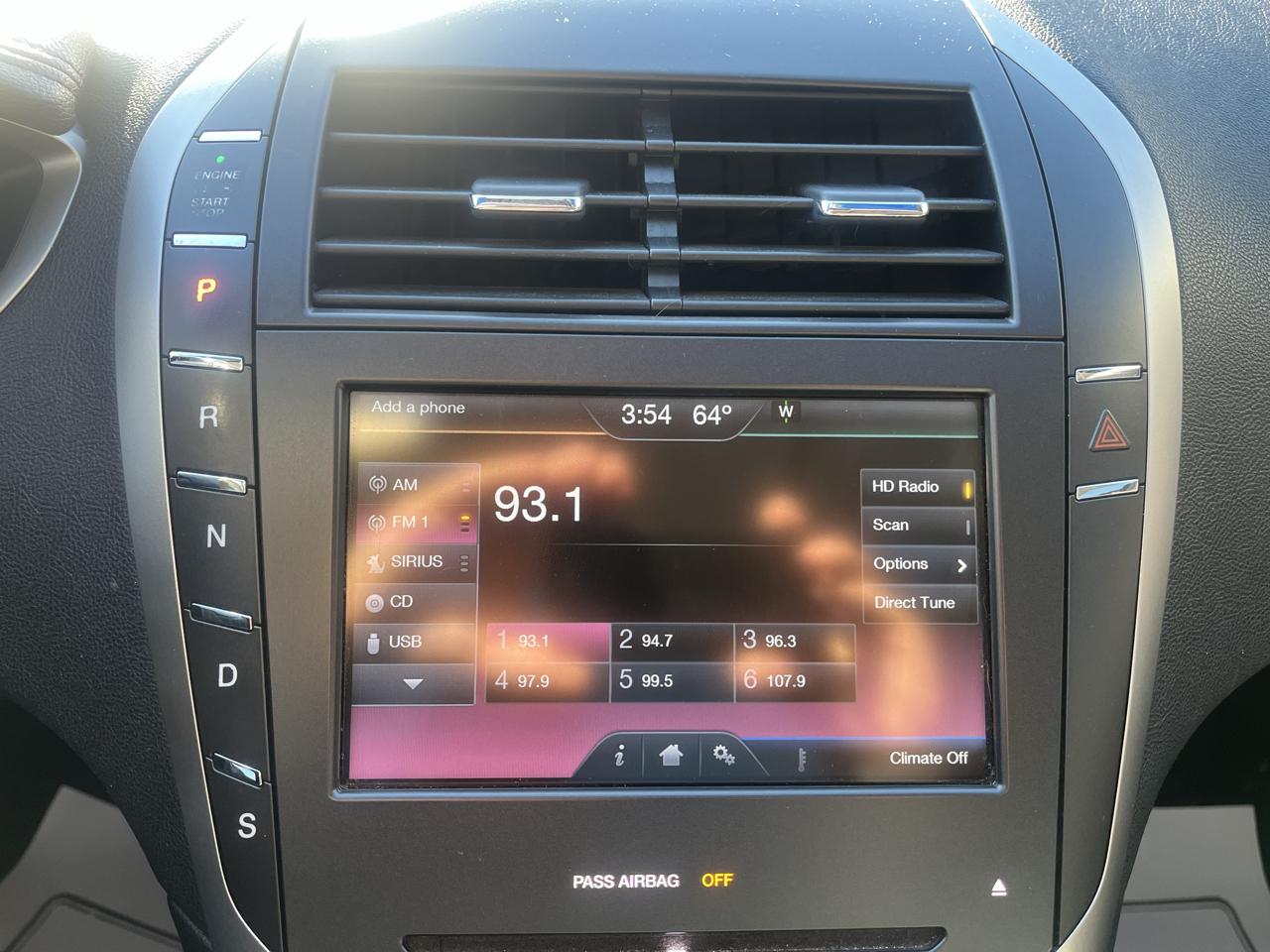 Lincoln MKZ 4dr Sdn AWD 2015