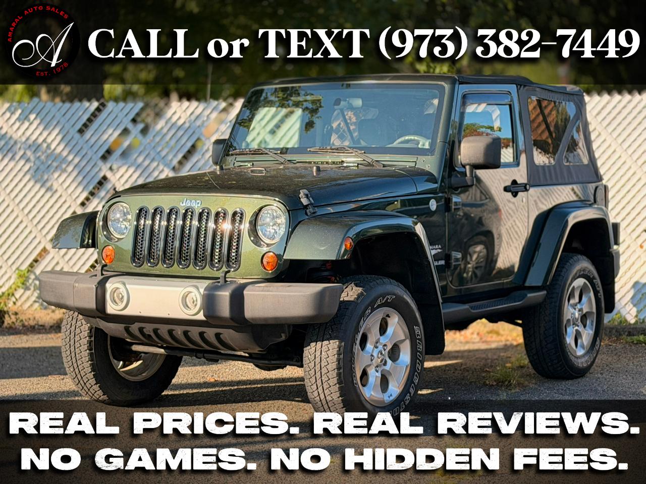 Jeep Wrangler 4WD 2dr Sahara 2010