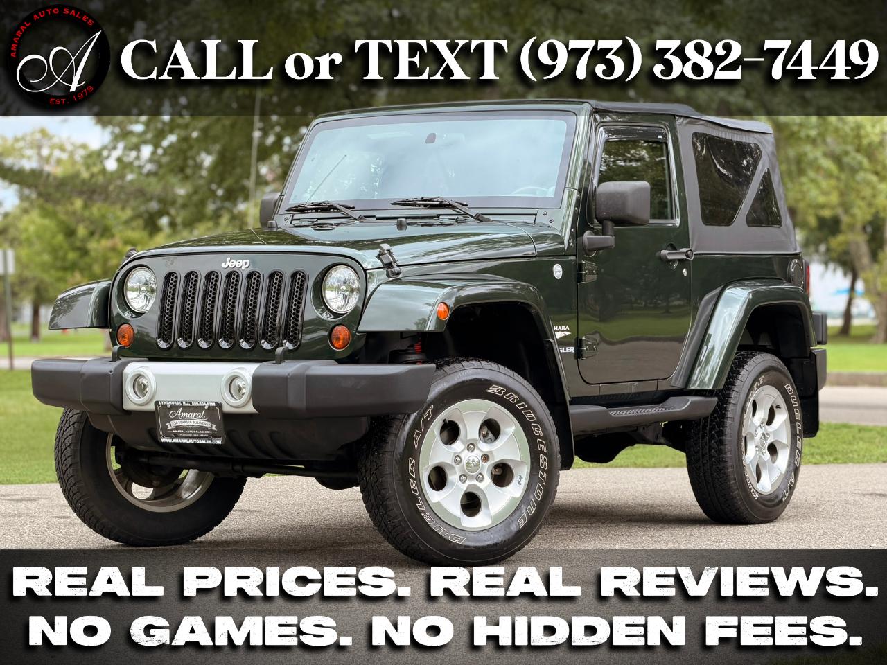 2010 Jeep Wrangler 4WD 2dr Sahara