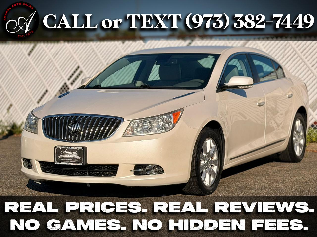 Buick LaCrosse 4dr Sdn Leather FWD 2013