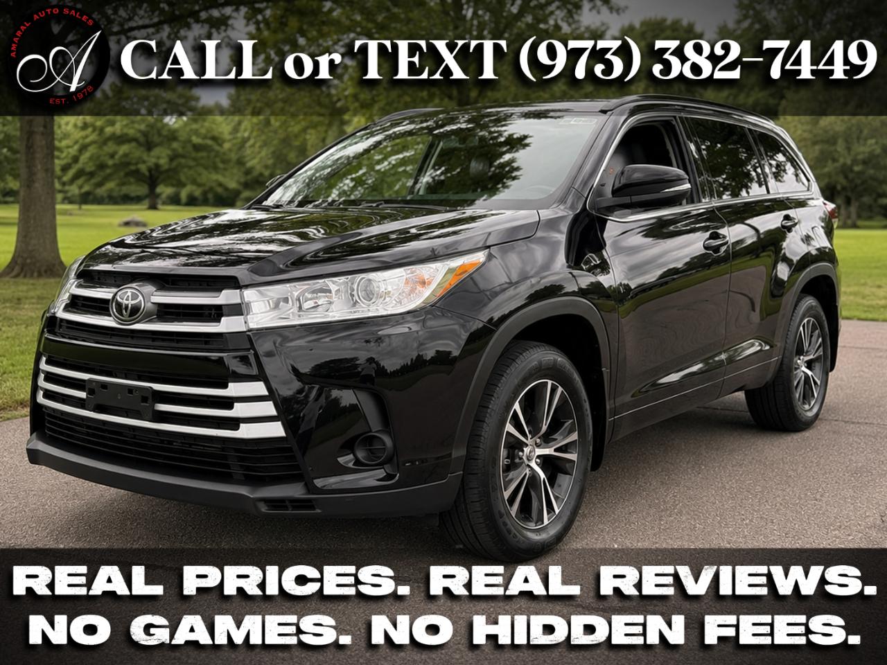 Toyota Highlander LE V6 AWD (Natl) 2019