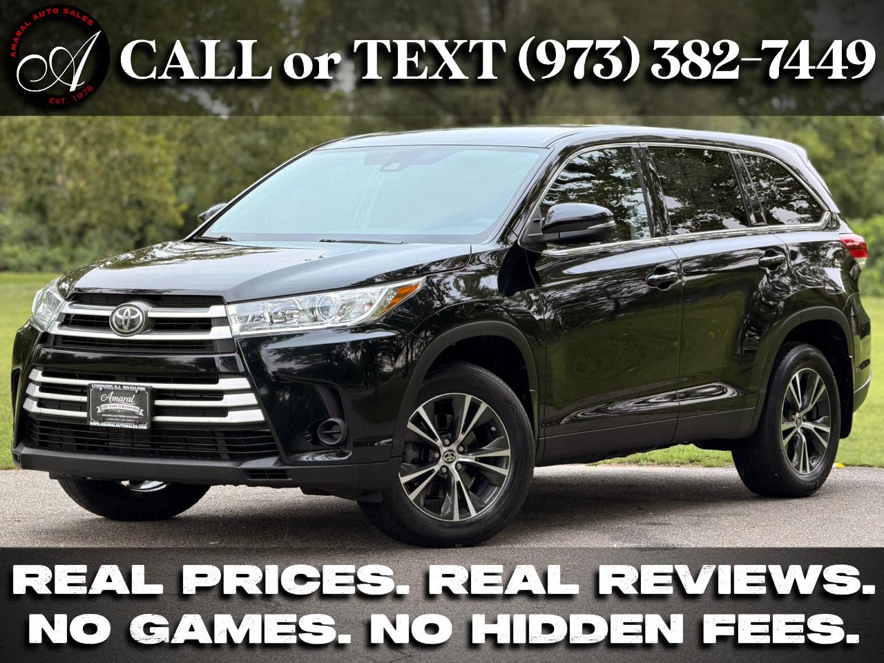 Toyota Highlander LE V6 AWD (Natl) 2019