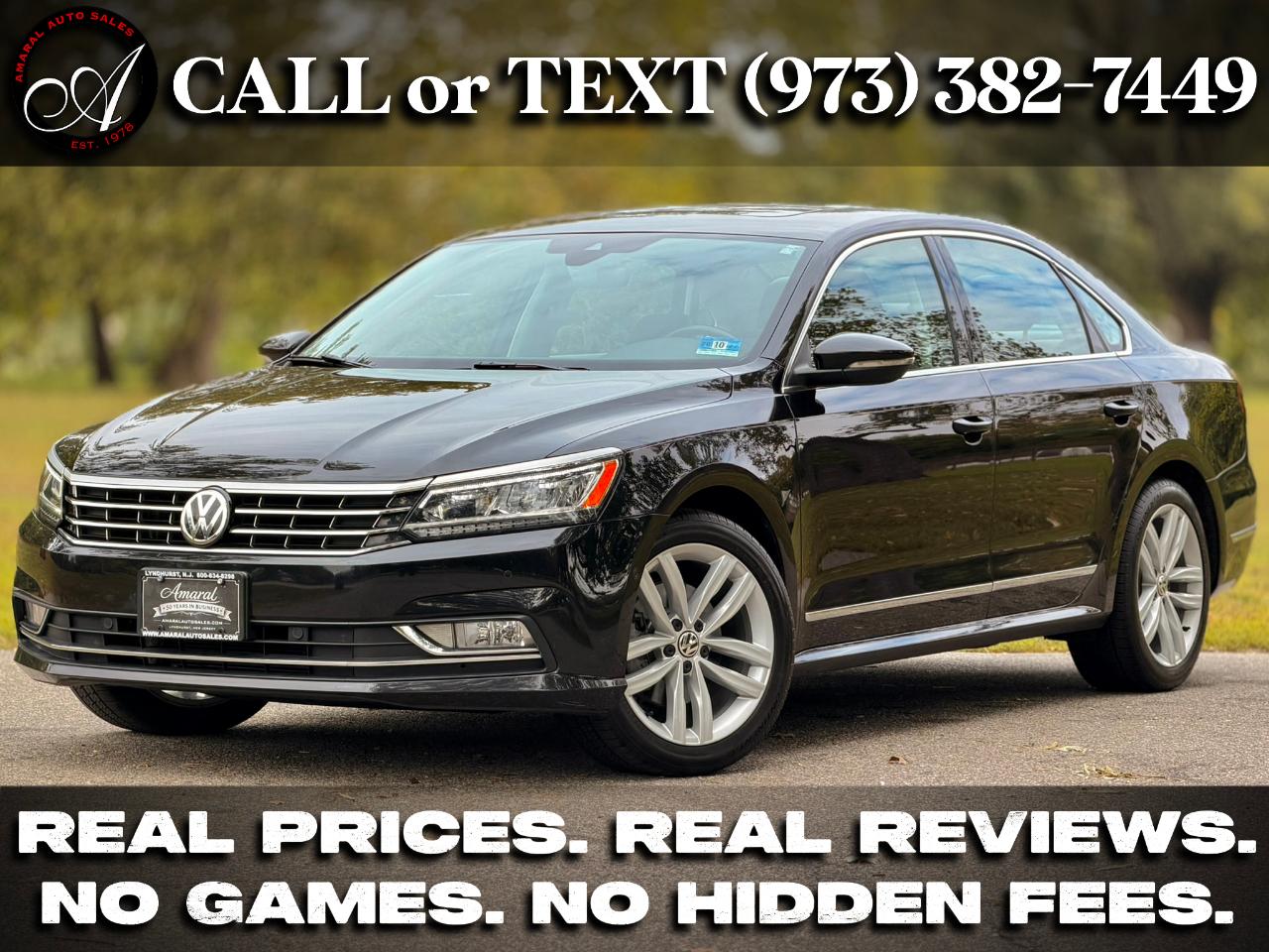 Volkswagen Passat 2.0T SEL Premium Auto 2018