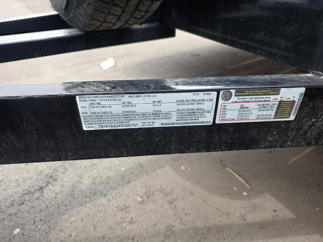 Dump Trailers T3825  2025