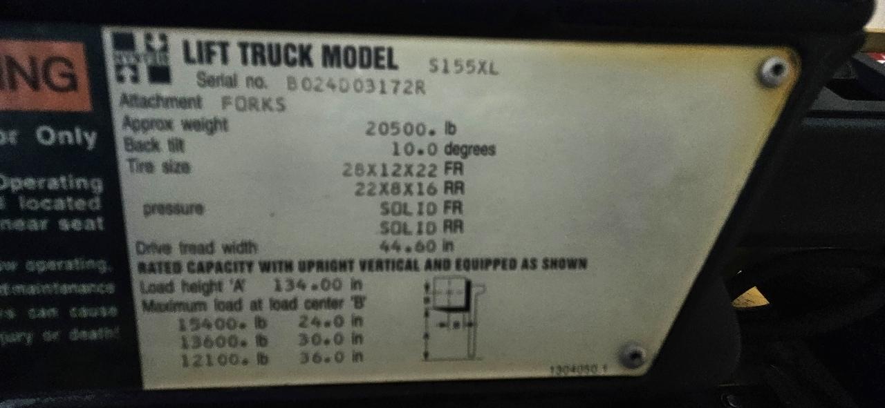 Hyster Forklift  1994