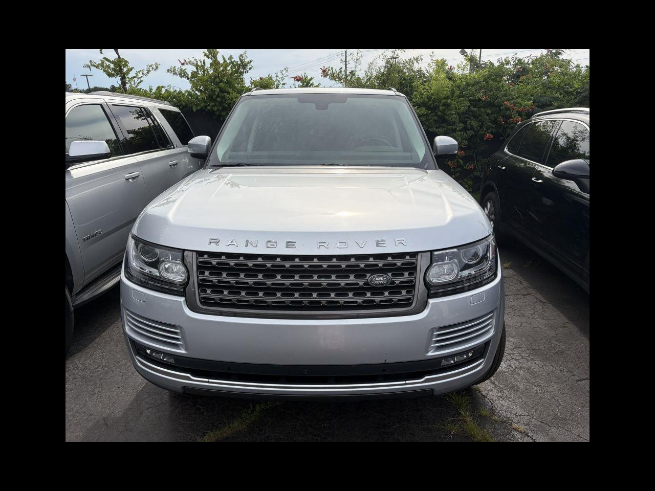 Silver 2016 Land Rover Range Rover SUV / Crossover All-Wheel Drive Automatic