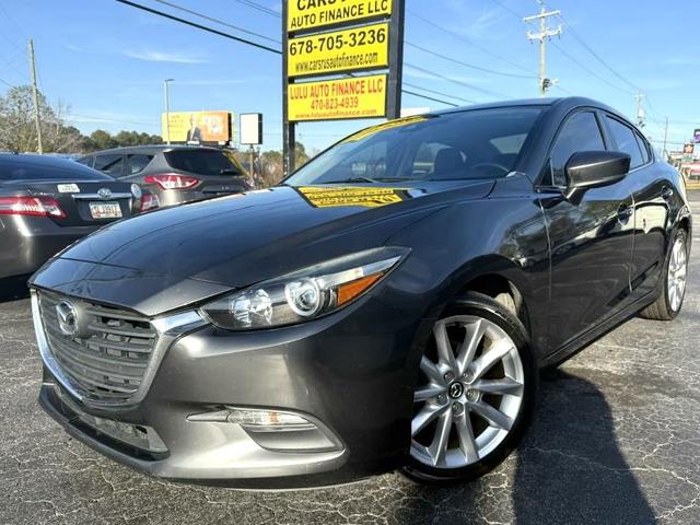 Gray 2017 Mazda MAZDA3 Sedan Front-Wheel Drive Automatic