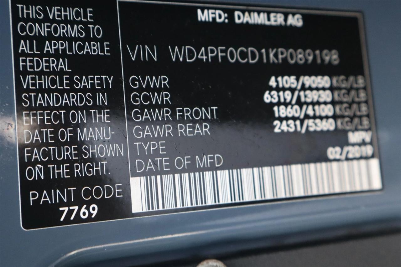 Mercedes-Benz Sprinter 3500 Wagon 144-in. WB 2019