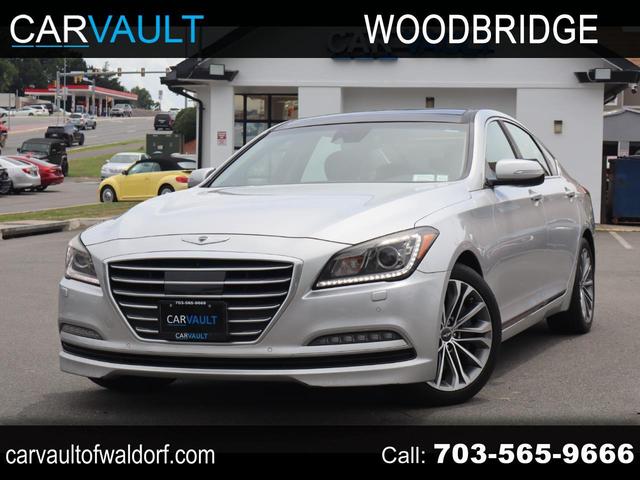 Silver 2016 Hyundai Genesis Sedan All-Wheel Drive 8-Speed Automatic