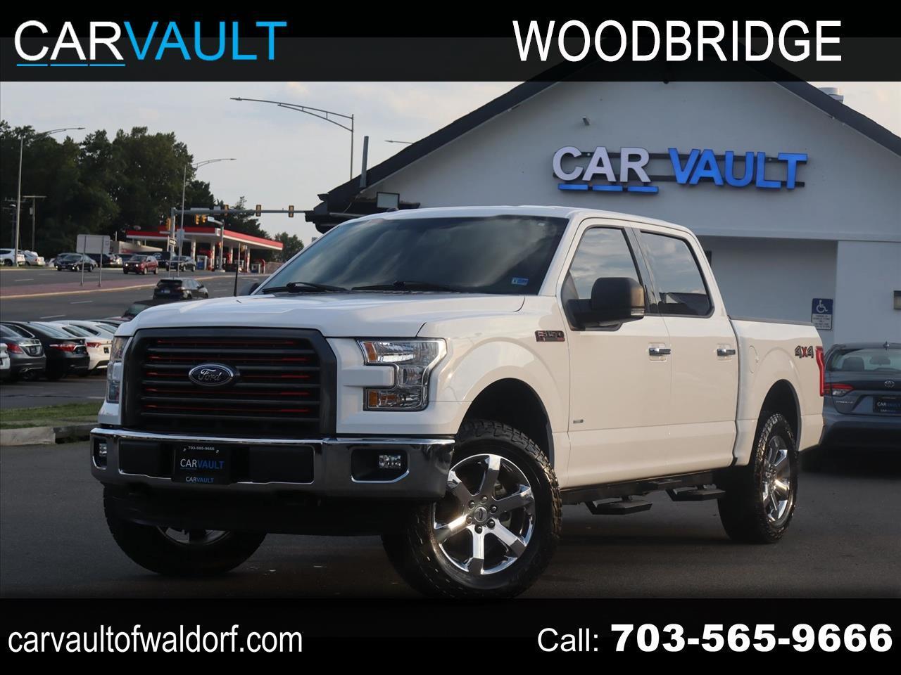White 2017 Ford F-150 Pickup Truck Four-Wheel Drive Automatic