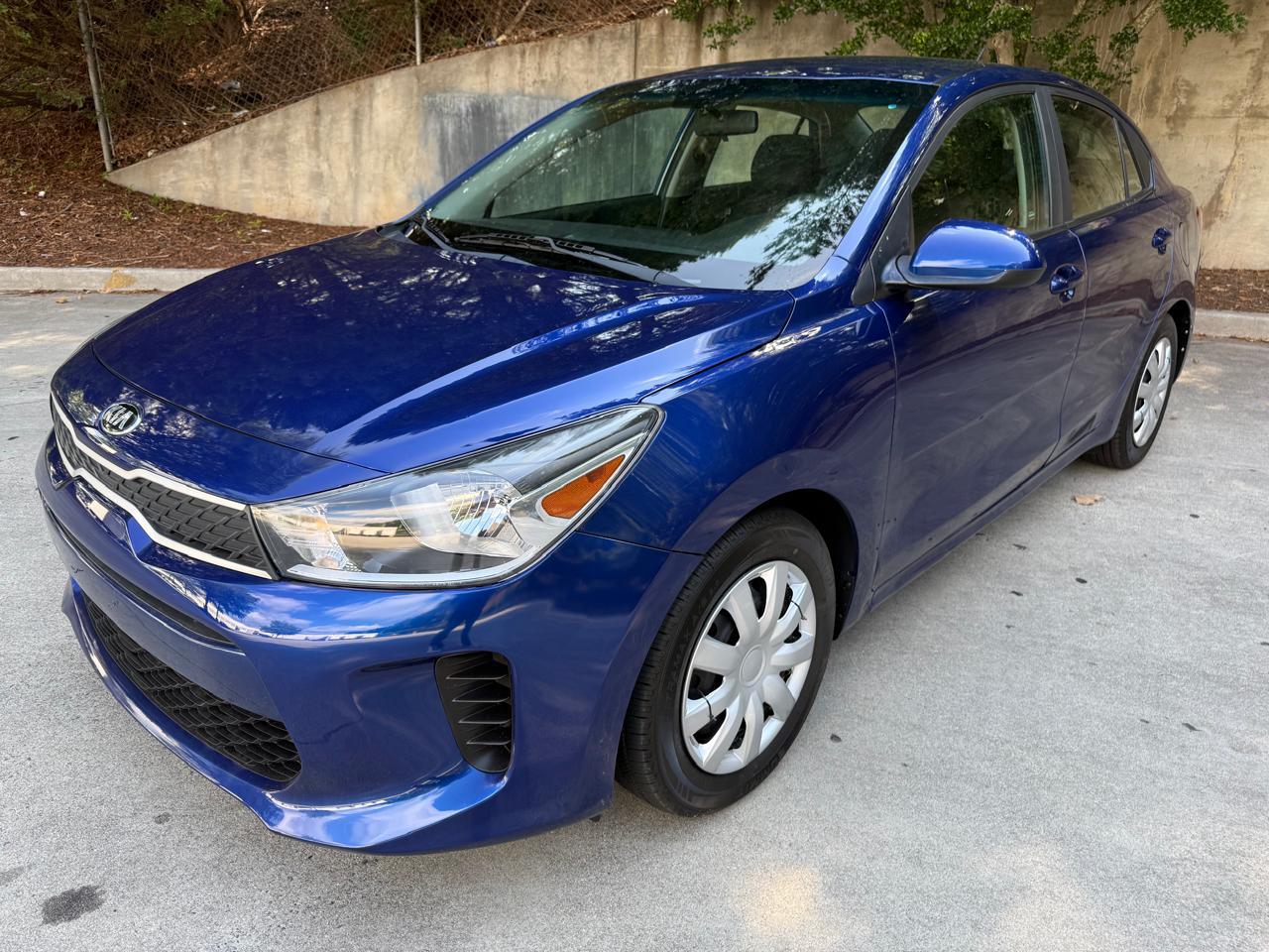 Blue 2020 Kia Rio Sedan Front-Wheel Drive Automatic