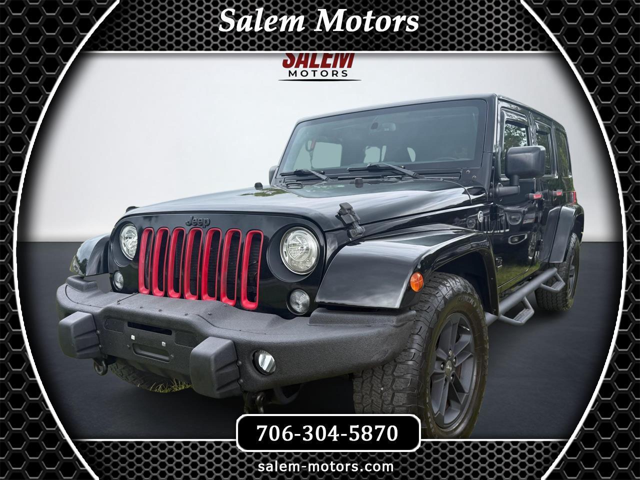 Jeep Wrangler Unlimited Sahara 4WD 2017