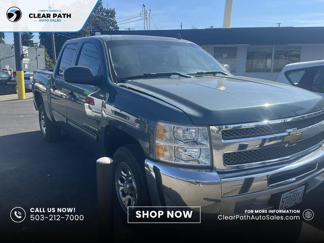 Blue 2012 Chevrolet Silverado 1500 Pickup Truck 4X2 Manual