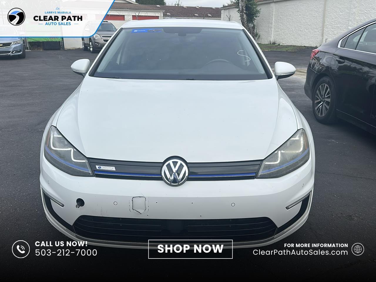 2016 Volkswagen e-Golf SEL Premium